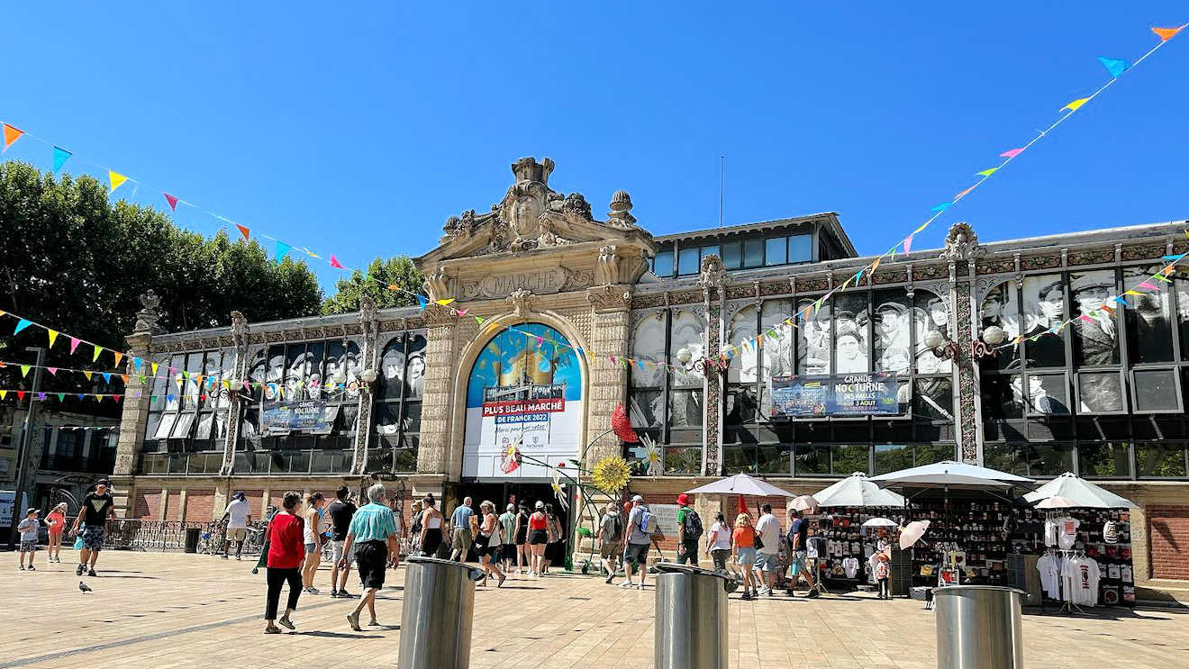 narbonne market facade