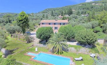 Grasse 7 bed farmhouse long term rentals Cote d'Azur France