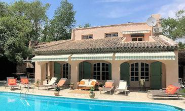 Villa Plascassier 4 bed long term rentals Cote d'Azur France