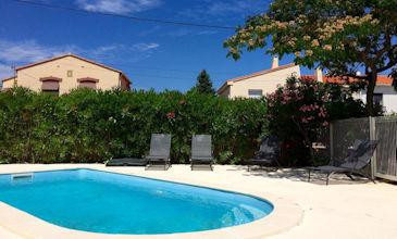 Argeles sur Mer villa with pool for long term rent in France