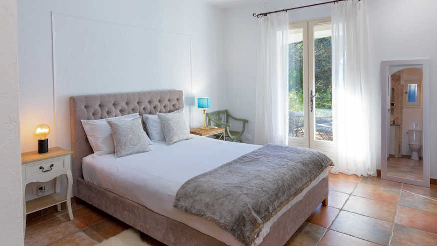 Chambre avec vue mer de la Villa des Flots